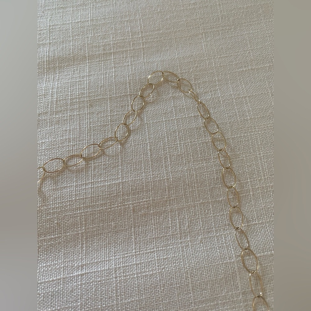 Gold Multi-Chain Long Fashion Necklace - Picture 4 of 4